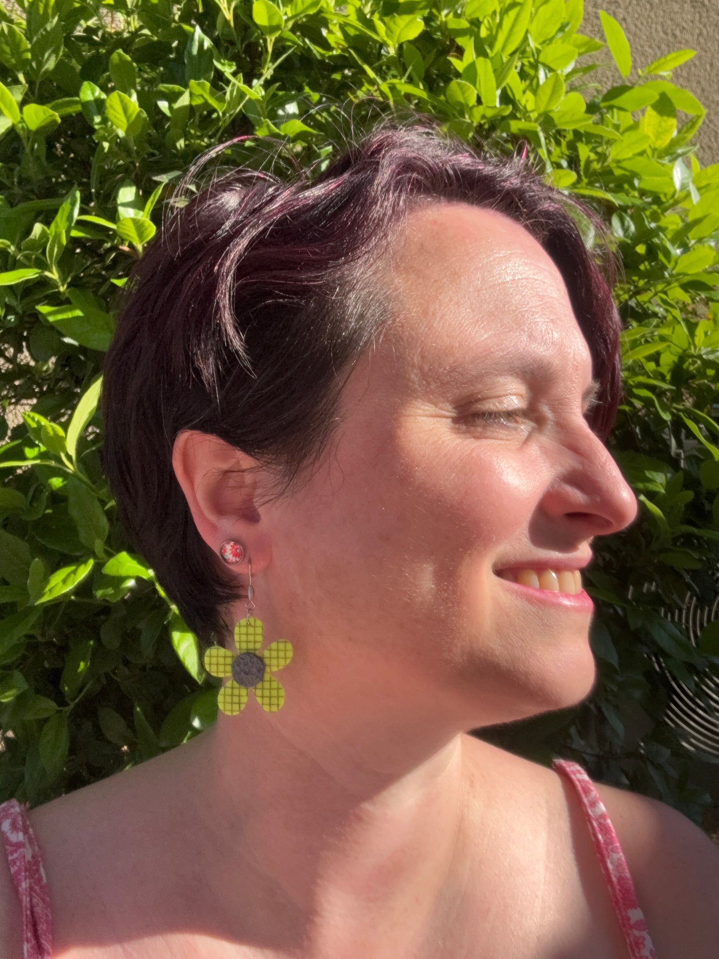 Léonie Jaune Quadrilée