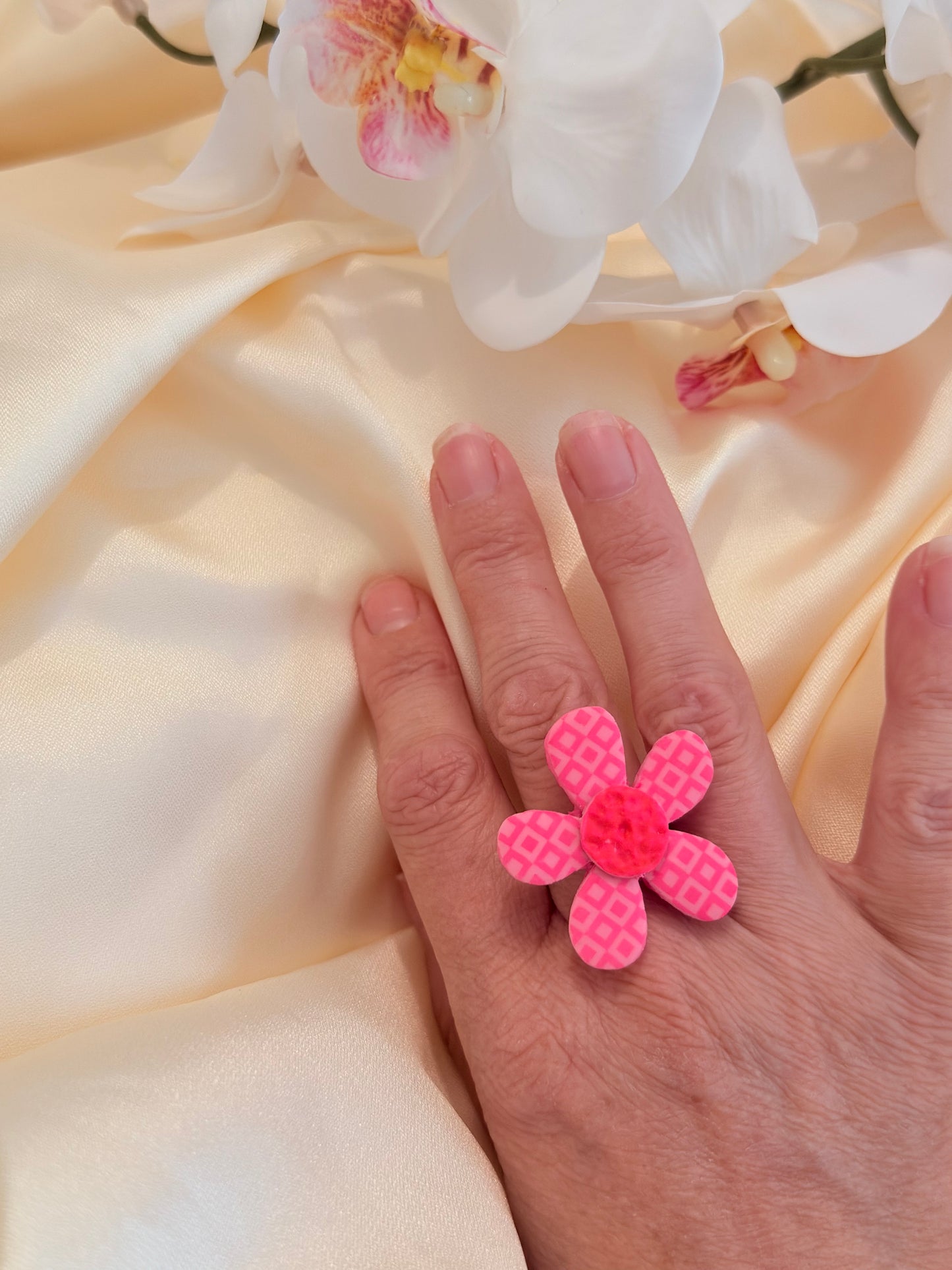 Bague Léonie rose