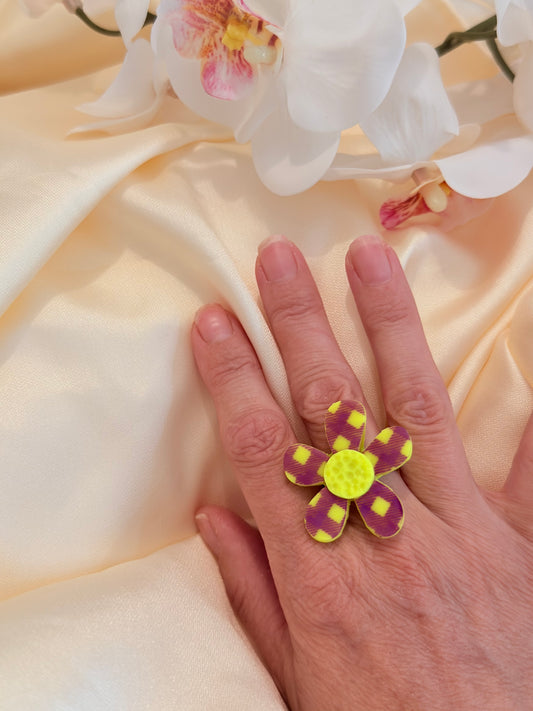 Bague Léonie Violette Vichy