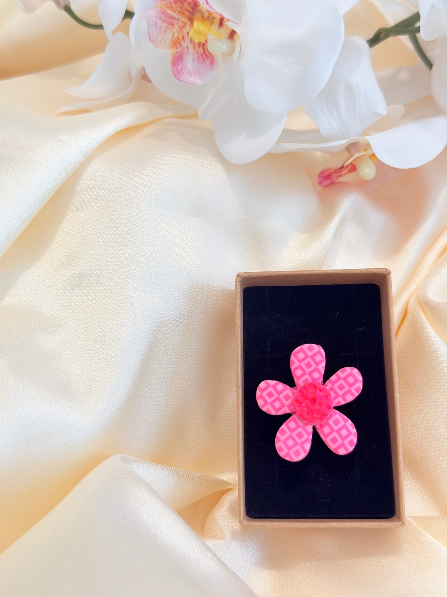 Bague Léonie rose